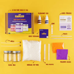 DIY Scented Candle Making Kit (Pack of 2)