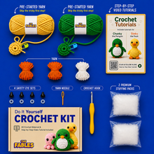 Load image into Gallery viewer, Penguin + Duck (Crochet)