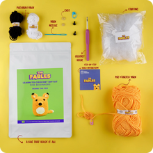 Load image into Gallery viewer, Fox DIY Learn-to-Crochet Kit