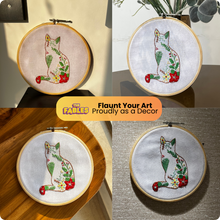 Load image into Gallery viewer, Cat DIY Learn-to-Embroidery Kit