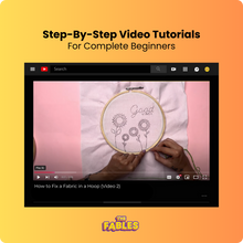 Load image into Gallery viewer, Blossom DIY Learn-to-Embroidery Kit