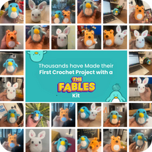 Load image into Gallery viewer, Rabbit DIY Learn to Crochet Kit