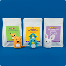 Load image into Gallery viewer, Penguin + Rabbit + Fox