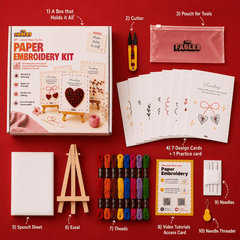 DIY Paper Embroidery Kit - At Special Launch Price
