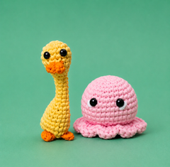 Octopus + Duck Crochet