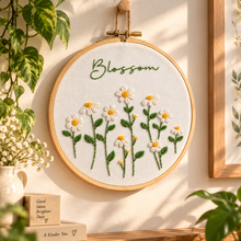 Load image into Gallery viewer, Blossom DIY Learn-to-Embroidery Kit
