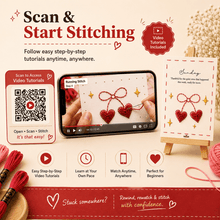 Load image into Gallery viewer, Paper Embroidery + Crochet Kit Combo
