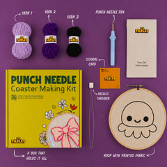 DIY Punch Needle Octopus Kit