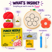 Load image into Gallery viewer, DIY Punch Needle Flower Kit Pack of 1
