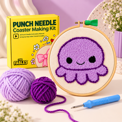 DIY Punch Needle Octopus Kit