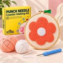 Load image into Gallery viewer, DIY Punch Needle Flower Kit Pack of 1
