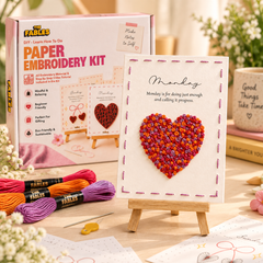 DIY Paper Embroidery Kit - At Special Launch Price