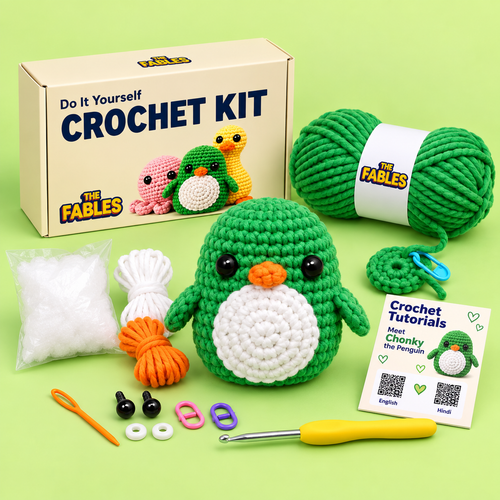 Chonky the Penguin - DIY Crochet Kit