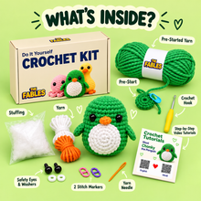 Load image into Gallery viewer, Pingu the Penguin - DIY Crochet Kit
