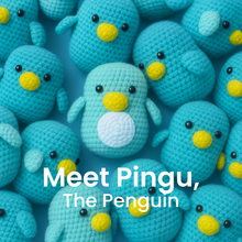 Load image into Gallery viewer, Penguin DIY Learn-to-Crochet Kit
